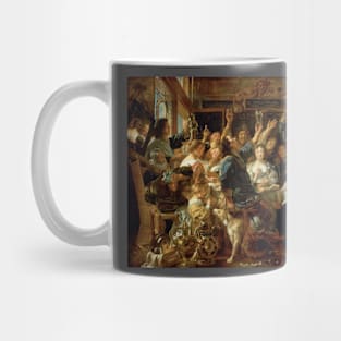 Jacob Jordaens - The Feast of the Bean King Mug